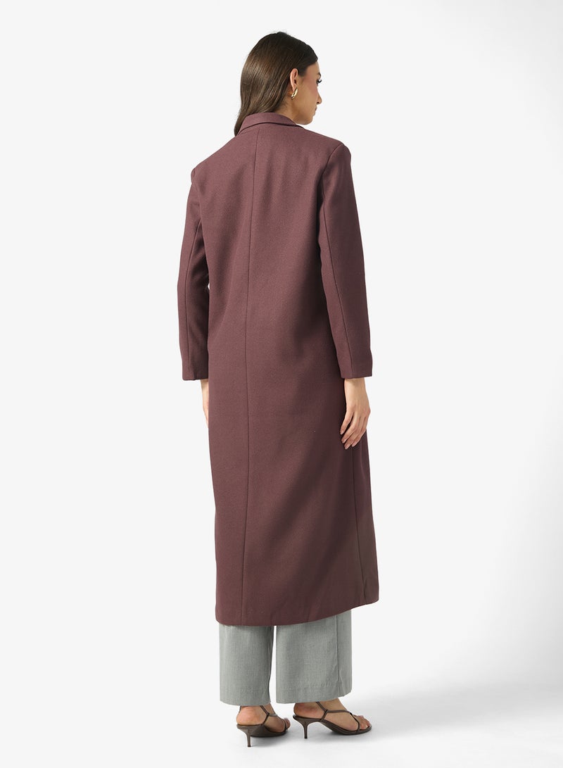 ELLA Longline Over Coat - Image 2