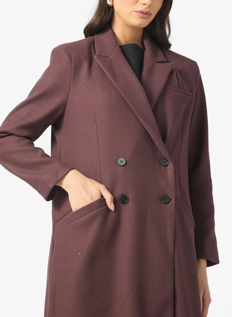 ELLA Longline Over Coat - Image 3
