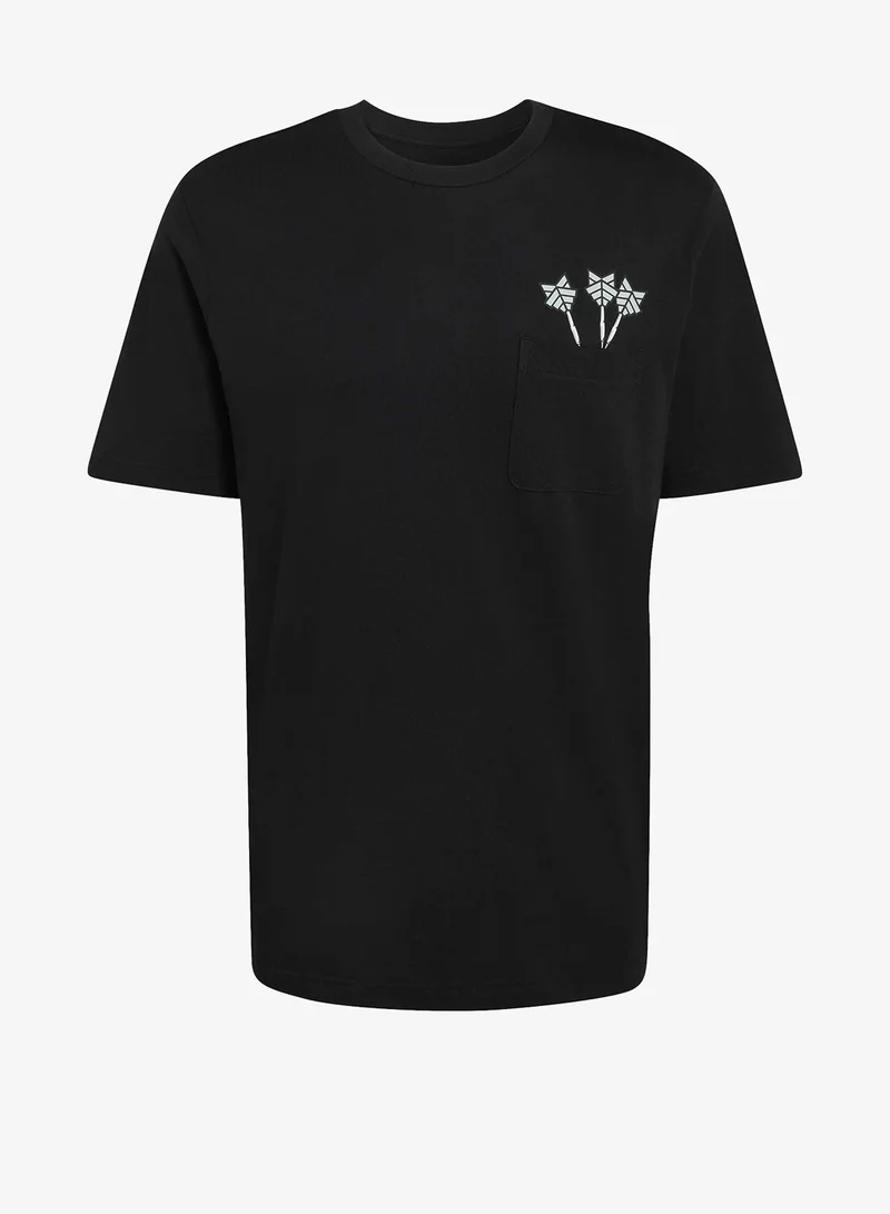 Adidas BLACK Novelty Dart Graphic T-Shirt for Men | Best Price UAE