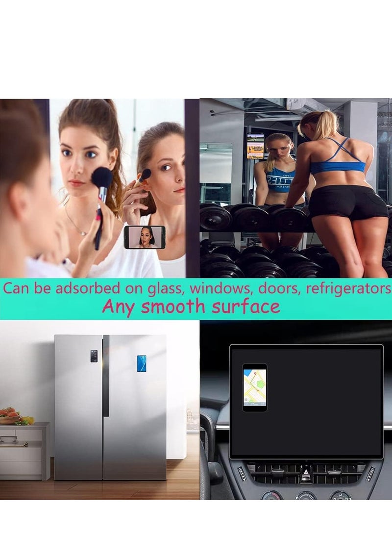 general Silicone Suction Cup Phone Case Mount Double Sided, Silicon Sticky Phone Grip with Higher Suction for Cell Phone, Hands-Free Phone Accessories Holder for Selfies and Videos, Blue - Image 4