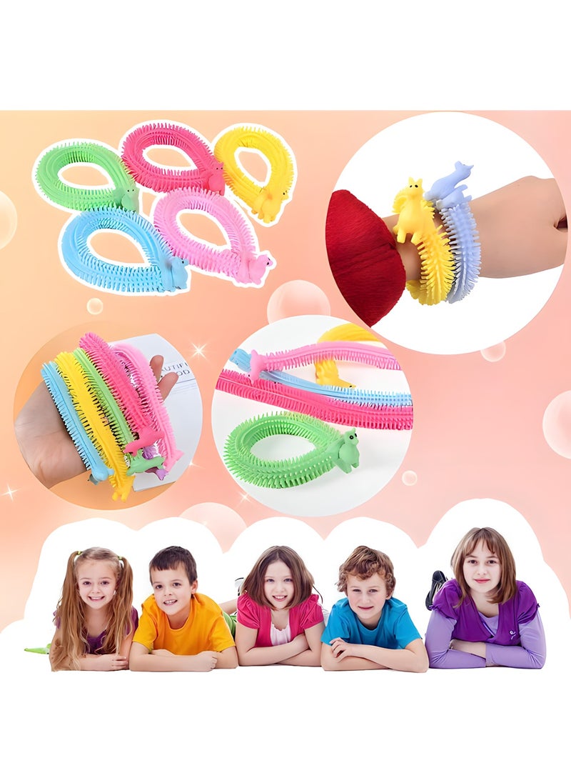 MAGIC VAULT - 18 Pcs Stretchy Fidget Toy,Upgraded Sensory String,Colorful Stretchy Strings Fidget Toy for Kids,Adults,Autism,Stress Relief,Strengthen Arms,Build Resistance,Calm and Relax Present - Image 1