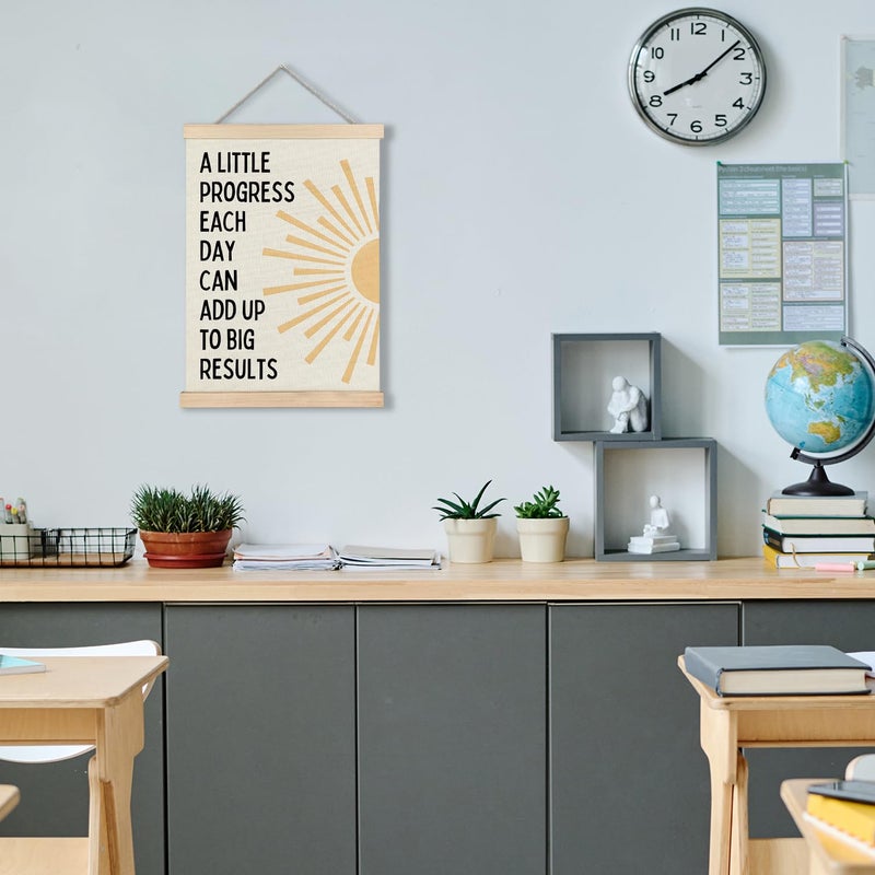 Supwhd Positive Affirmations Wall Decor  Inspirational Add Up to Big Results Office Wall Art  Motivational Quotes Wall Art for Office Classroom Home  12x16 - Image 4