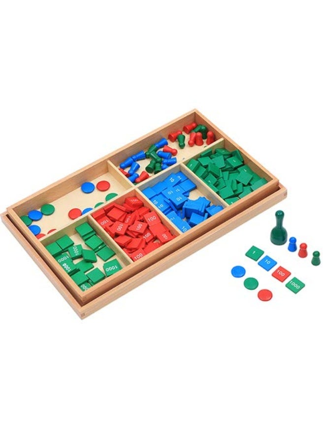 LEADER JOY Montessori Math Materials - Stamp Game for Preschool Early Learning Tool - Image 3