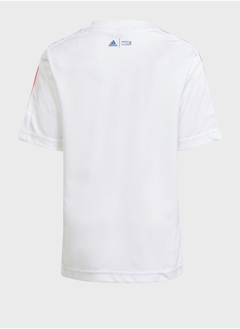 Adidas - Little Kids Marvel Avengers T-Shirt - Image 1