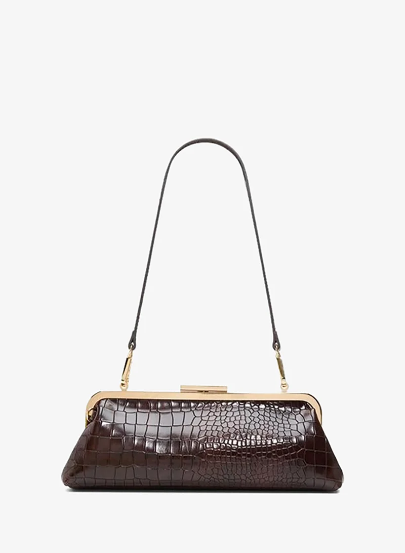 Bethcar Ladies Brown Clutch