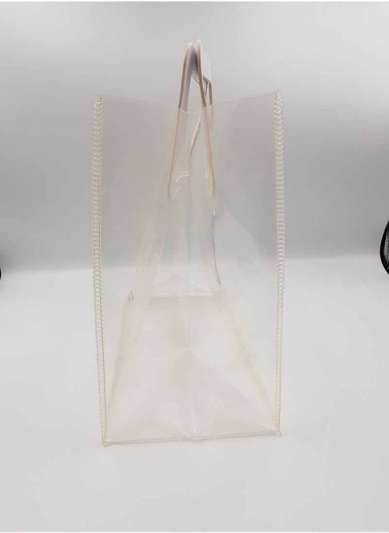 Passion District - Women beach Bag with Arabic Messages (green embroidery) - Image 1