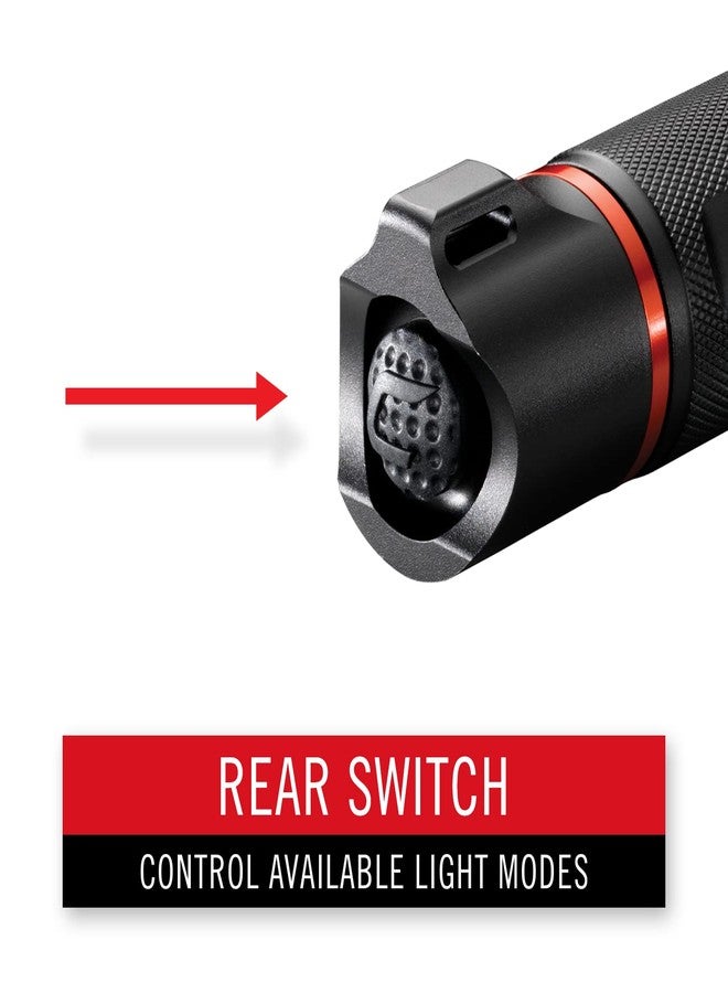 Coast G32 465 Lumen Flashlight with Pure Beam, Twist Focus and Bulls-Eye Spot Beam, Black - Image 5