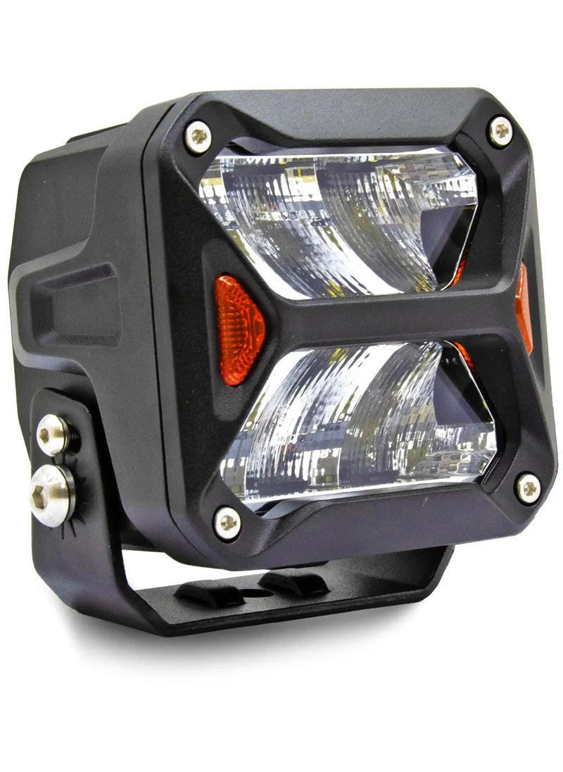 Toby's Toby's New Launched 4" 30W LED Work Light Mini Auxiliary Headlight Driving Lamp Diffuser Effects Truck Motorcycle (Driving "wide beam")  - Image 1