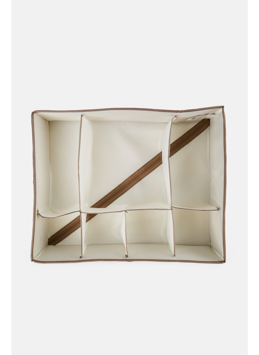 Muy Mucho - Box With Compartment 44 x 34 x 11 cm, White - Image 1