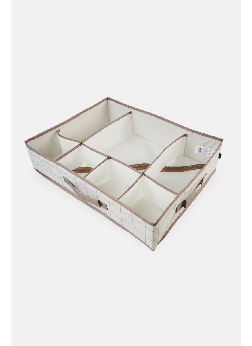 Muy Mucho - Box With Compartment 44 x 34 x 11 cm, White - Image 1