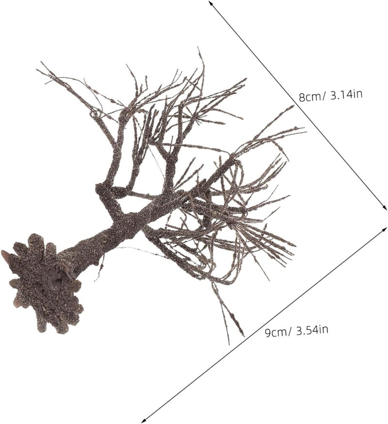 DOITOOL 2pcs Miniature Landscape Trees for Model Railroad Scenery DIY Architecture Realistic Tree Trunks for Craft Decorations - Image 2