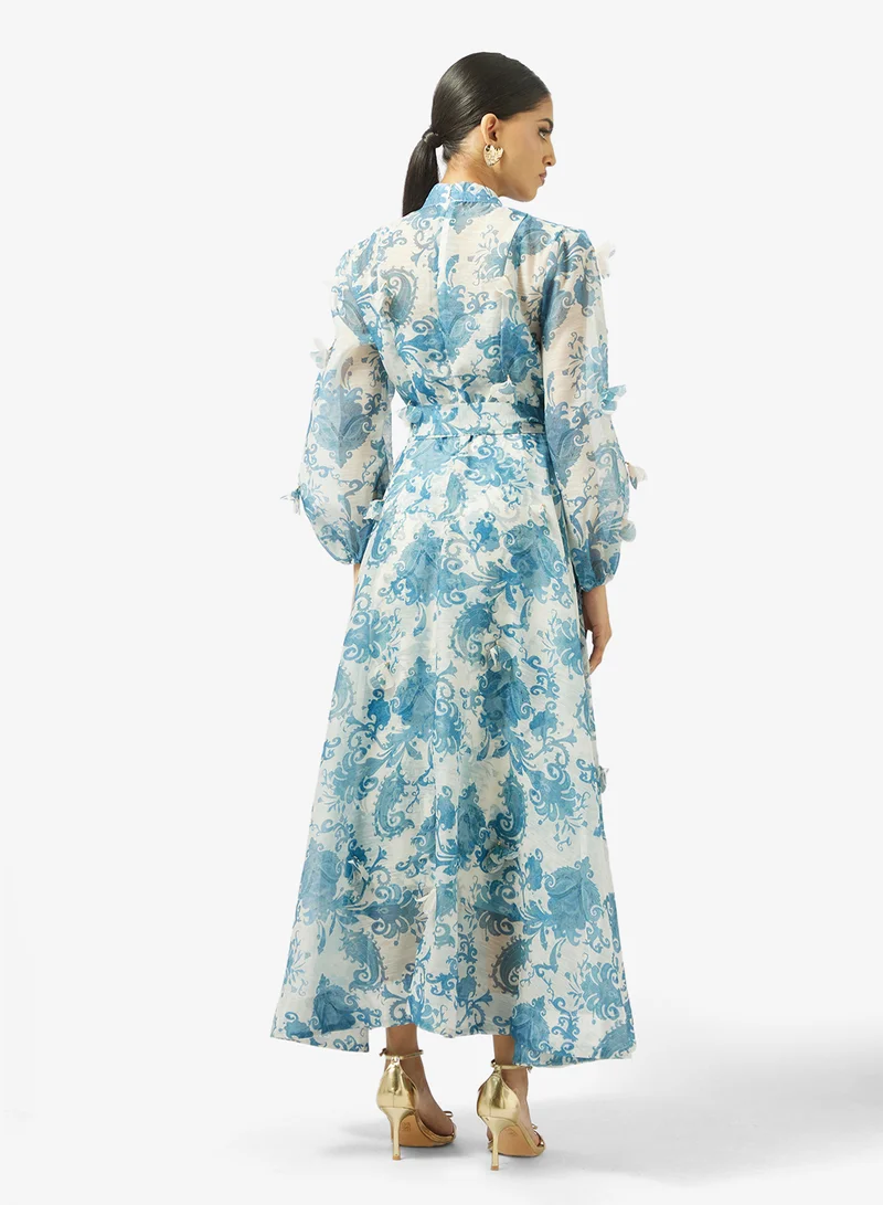 خزانة Monochrome Print Dress