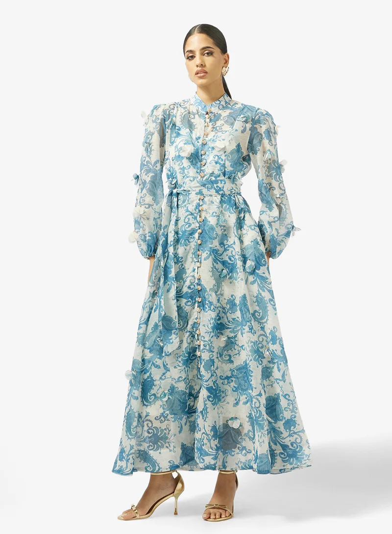 خزانة Monochrome Print Dress