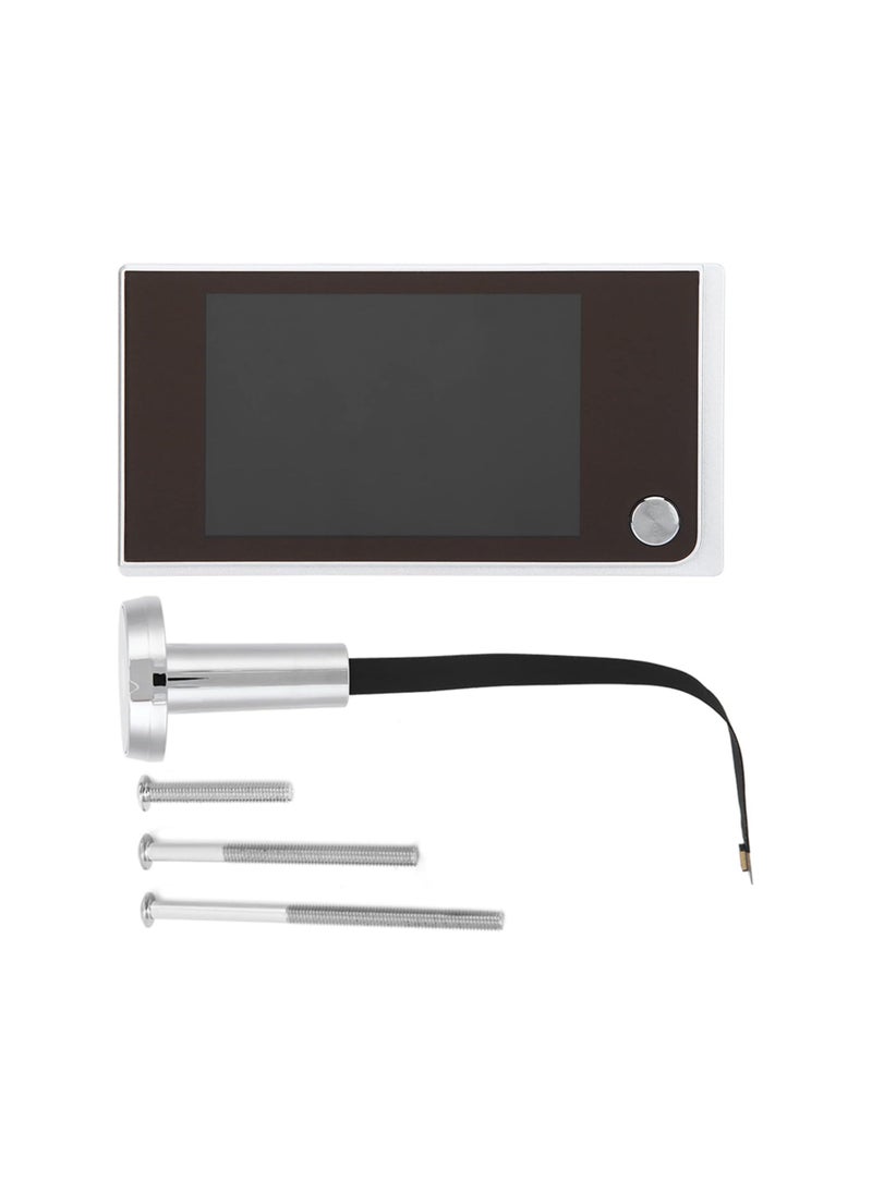 Generic - Digital Door Viewer with Cat-Eye Design – 24-Hour Monitoring, Night Vision, Motion Detection - Image 1