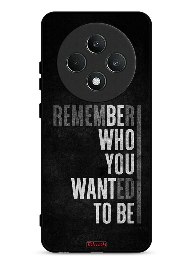 Tolwak Oppo Reno12 F 5G Protective Case Cover Remember Who You Wanted To Be - Image 1