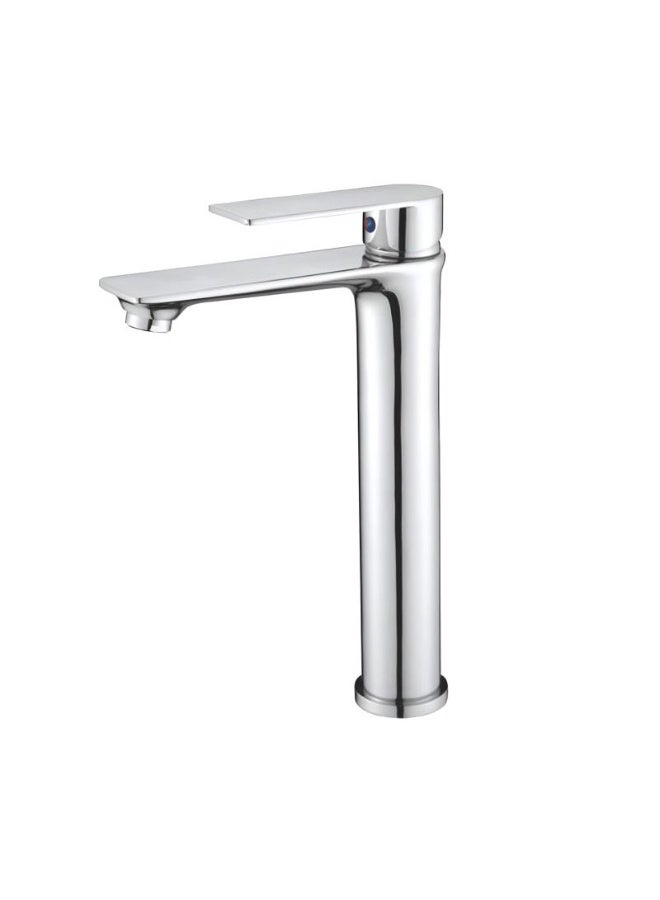 B Bagno Modern Long Basin Mixer Tap 3401-1 CR – Chrome Finish, Single Lever, Water-Saving Long Faucet for Bathroom Sink - Image 1