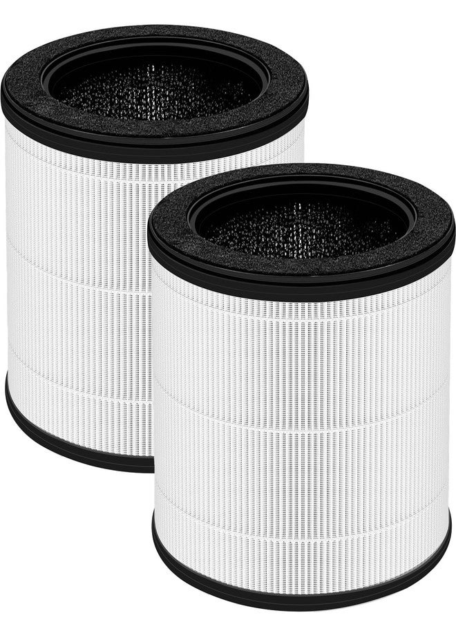 Slirceods 100 Air Filter For Air Purifier Compatible with Coway Airmega100 Air Purifier Replacement Filters, H13 Filter, Activated Carbon Filter, 2-Pack - Image 2