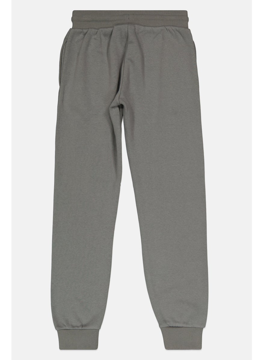 Ellesse Kids Boy 2 Pieces Sportswear Fit Tracksuits, Grey  - Image 2