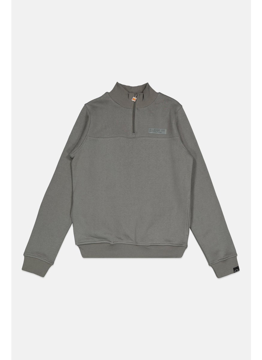Ellesse Kids Boy 2 Pieces Sportswear Fit Tracksuits, Grey  - Image 5