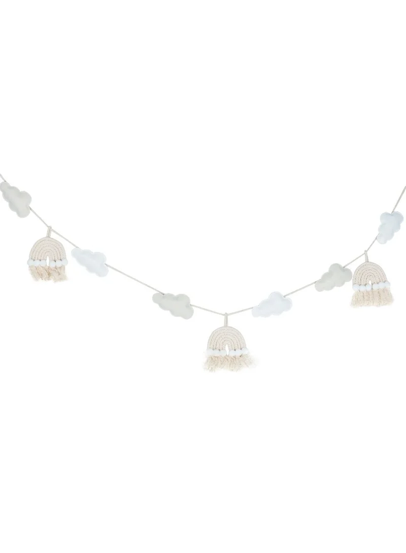 Ginger Ray Macrame Rainbows And Clouds Nursery Baby Bunting