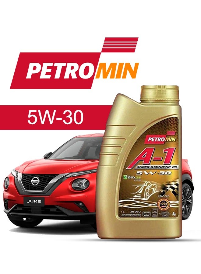 Petromin Engine Oil – For NISSAN Juke  2024 - 2015، 5 Liter، viscosity 5w30 Petromin - With Engine Oil Filter - 2015 2016 2017 2018 2019 2020 2021 2022 2023 2024 