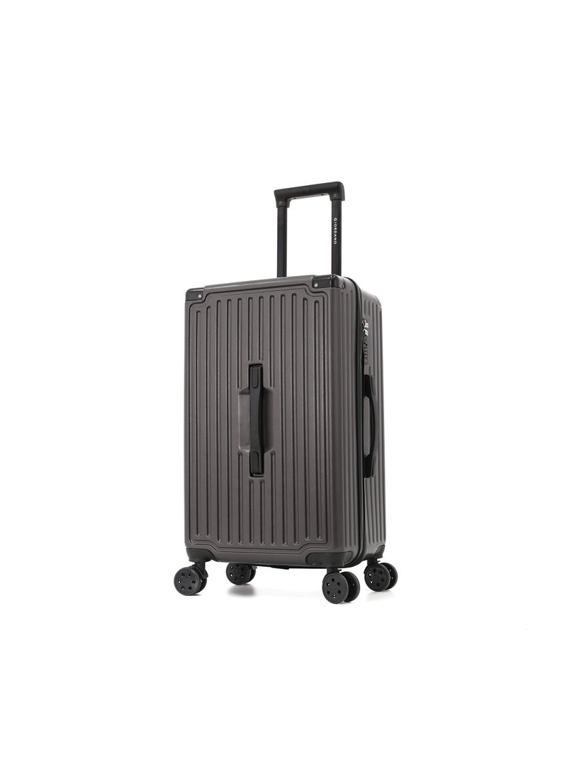 GIORDANO حقيبة سفر جوردانو الصلبة بعجلات 3 قطع - رمادي - 20"/24"/28" - Image 2