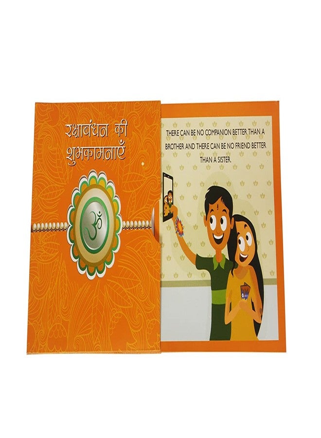 iberry's Rakhi Gift Pack with Set of One Rakhi & Rakshabandhan Card and Roli Chawal for Brother | rakhi for brother (3232)-Best Gift from Sister - Image 4