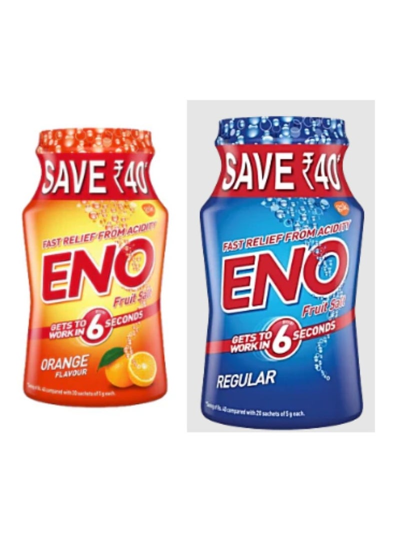 Eno Bottle Orange And Regular 100Gm 2PCS