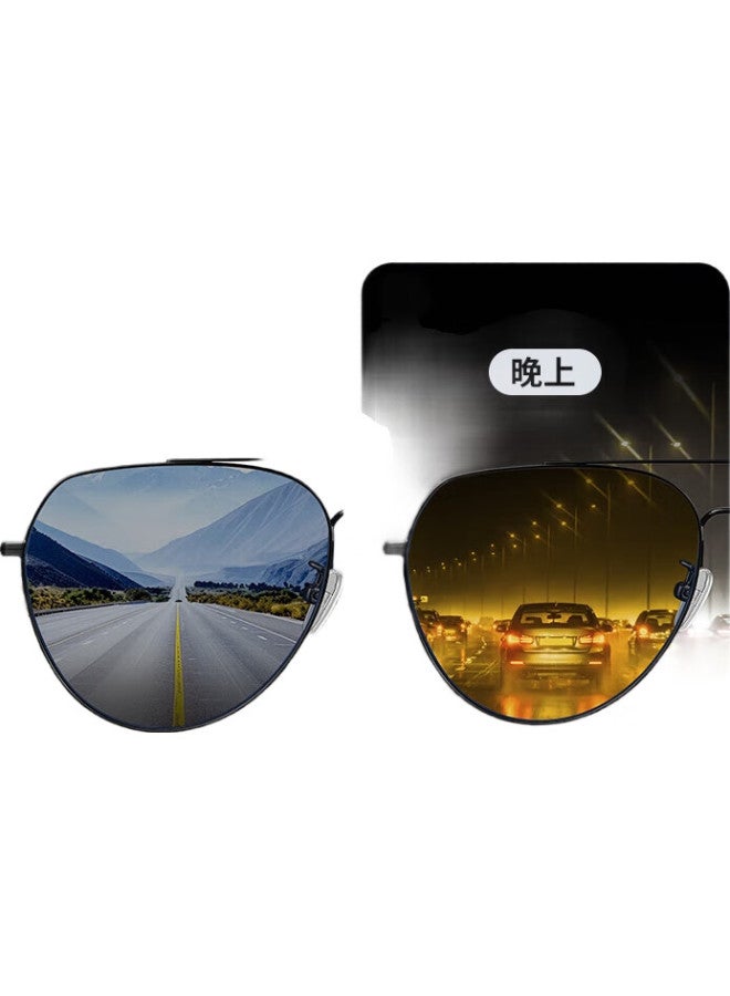 pulais Day And Night Sunglasses For Men And Women, Photochromic Polarized Sunglasses With Night Vision, Anti-Glare And Anti-Bright Light For Night Driving - Image 2
