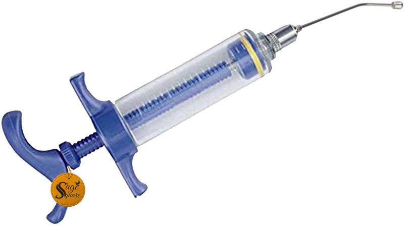 Sage Square Adjustable Hand Feeding Syringe for Birds, Puppy, Kitten, Dog, Cat, Hamster. (30 ML) - Image 1