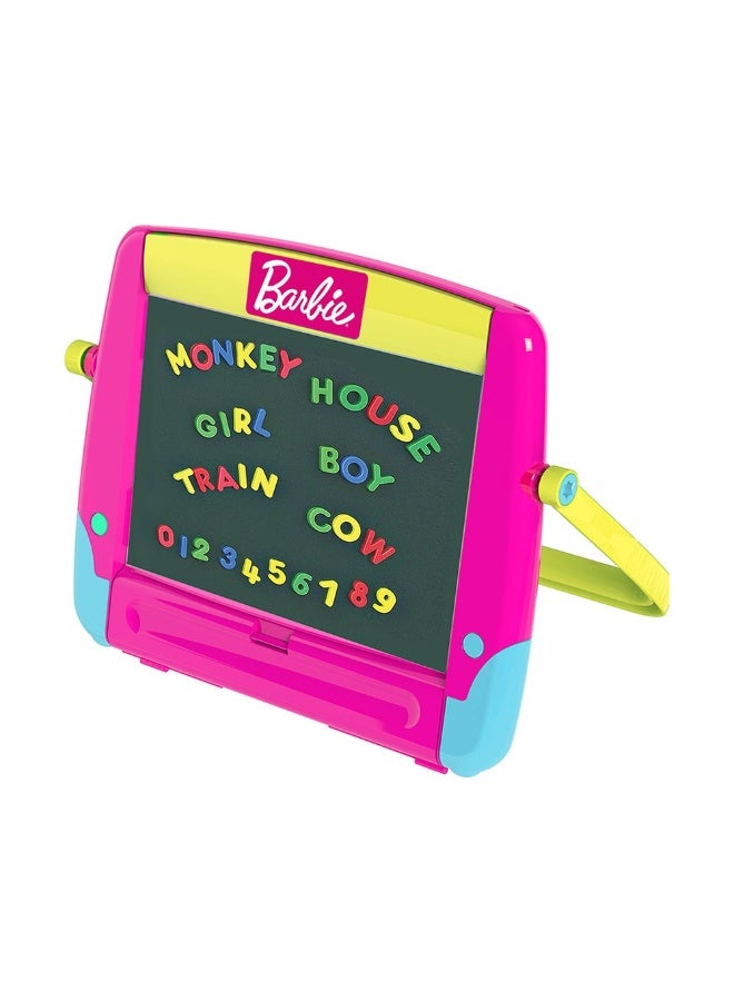 Barbie 4-in-1 Multi-functional Art Easel with Handle - Image 2