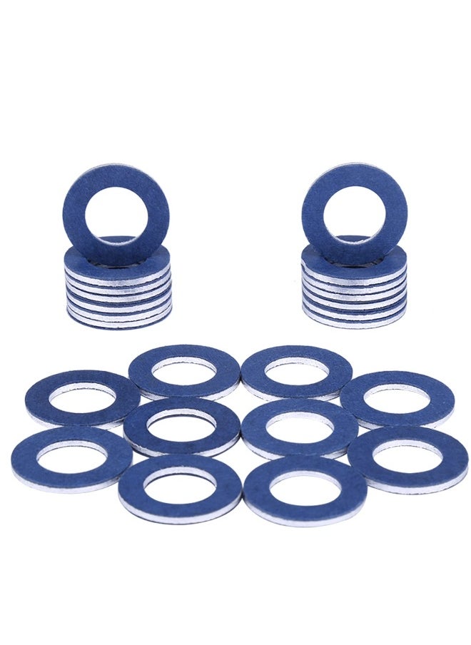 Generic 90430-12031 Aluminum Oil Drain Plug Gaskets Fits for Toyota Lexus Scion Crush Washer Seals Replaces# 9043012031, Oil Drain Plug Washers Aluminum (24Pcs)  - Image 1