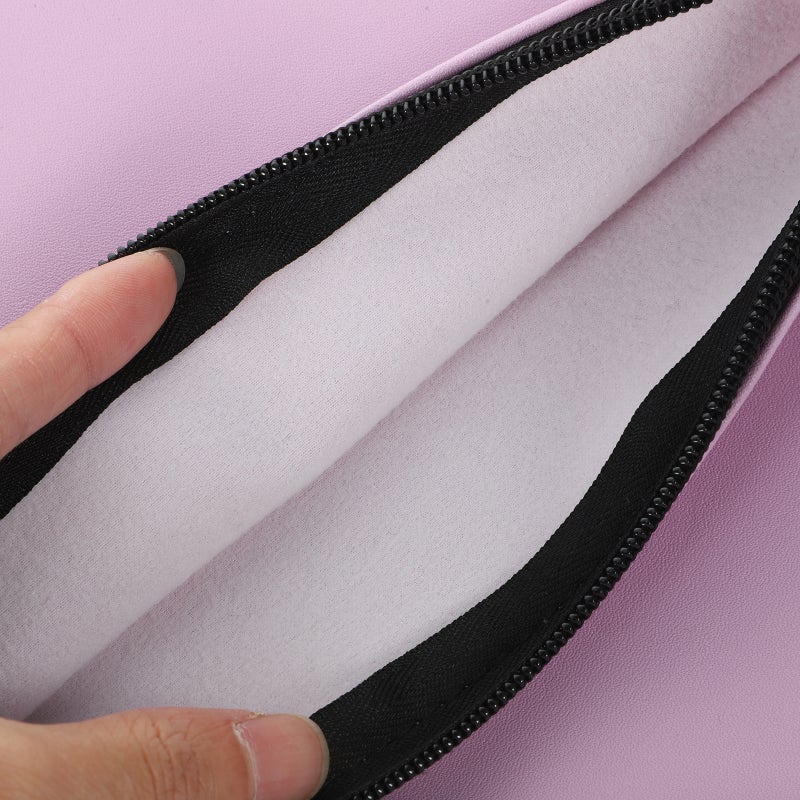2Pcs Zipper Bill Bags Money Bags Bank Deposit Money Bags with Zipper PU Leather Bill Storage Bags - Image 3