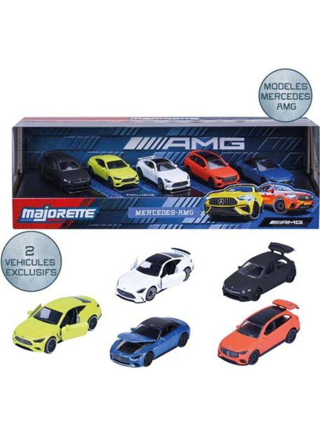 Majorette Mercedes-AMG Die-cast Car Set (1:64, Pack of 5) - Image 2