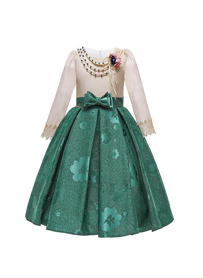 Green Floral Embellished Party Dress for Girls - pzsku/ZEEDA64EB6543E5513928Z/45/_/1732807315/8da3a533-825c-4b6c-985e-5bd8d5067916