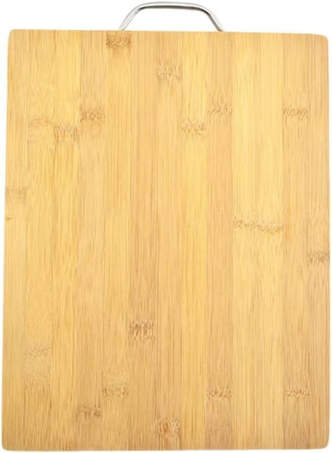 Spaceshoop Cutting Board for Vegetables, Multipurpose for Kitchen with Metal Handle Bamboo Cutting Board (20 * 30CM) (1pc)