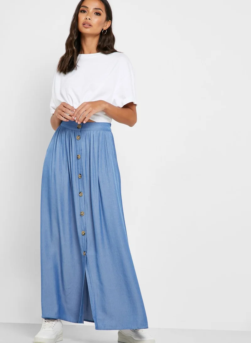Ginger Button Down Maxi Skirt