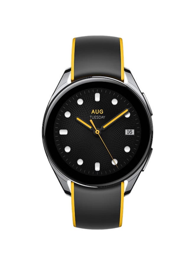 Millet Watch Strap, Contrasting Color Pin Buckle Band (Pioneer Yellow) - Image 1
