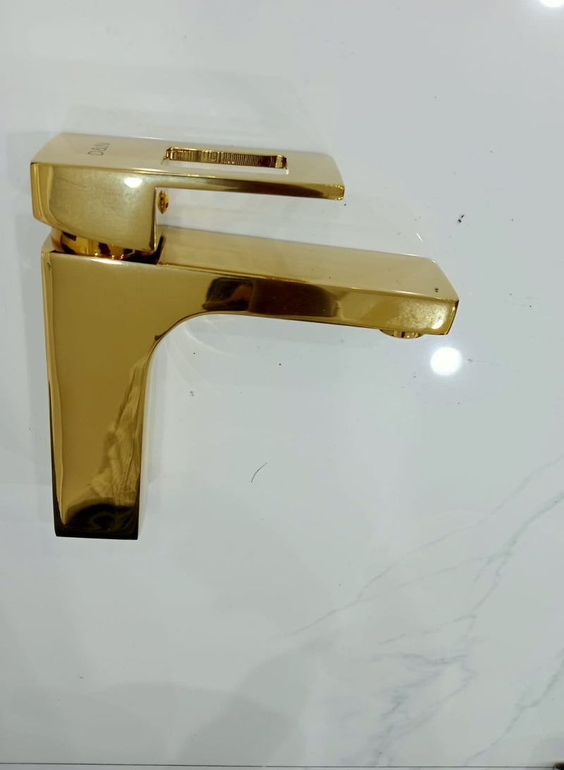 D&N Modern Custom Gold Bathroom Faucet - Luxury Gold Basin Mixer for Bathroom Sink - Image 5