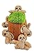 Glow Pups Hide and Seek Dog Toy Plush Sloth in Tree Squeaky Interactive Fun Promotes Mental Stimulation Keep Your Dog Entertained Easy to Clean Soft Plush Large BrownGreen - Image 3
