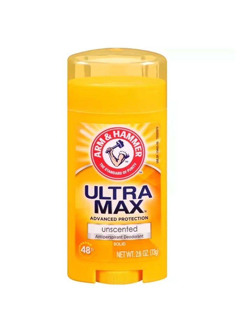 Arm & Hammer Ultramax Hammer Solid Deodorant Unscented 73g