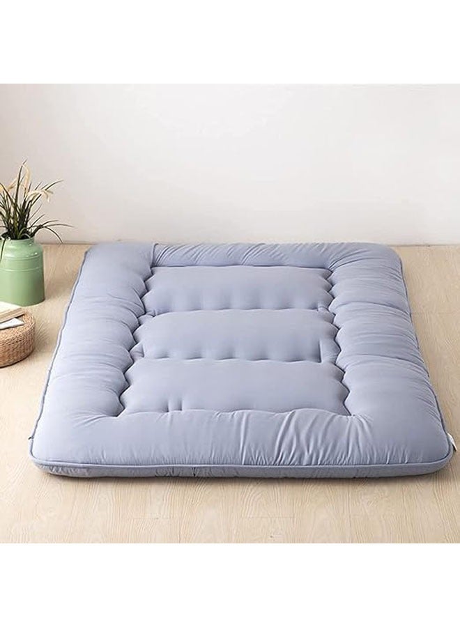 Japanese floor mattress futon mattress, soft floor mattress topper, foldable tatami futon mattress pad, dormitory mattress for boys and girls, breathable tatami sleeping floor mat  - Image 1