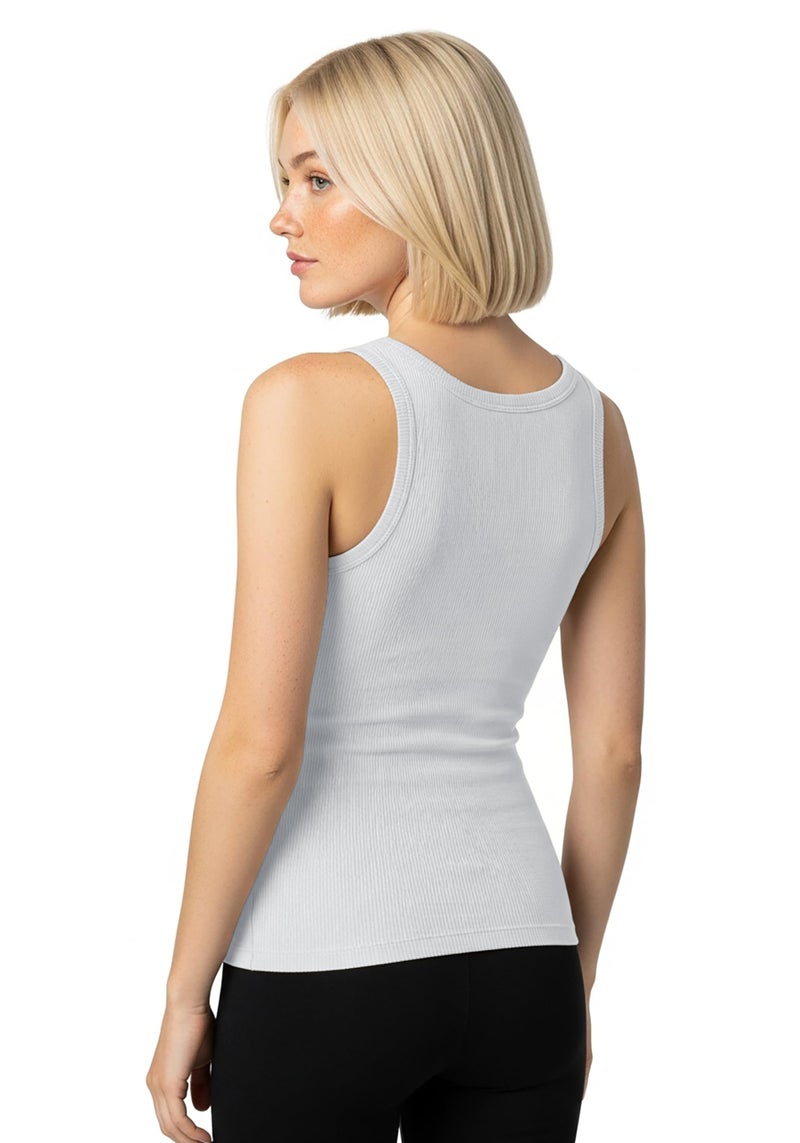 Andrew Scott Women's Slim -Fit Tank Top | Soft & Breathable Cotton Camisoles| Multi Packs & Colors - Image 3