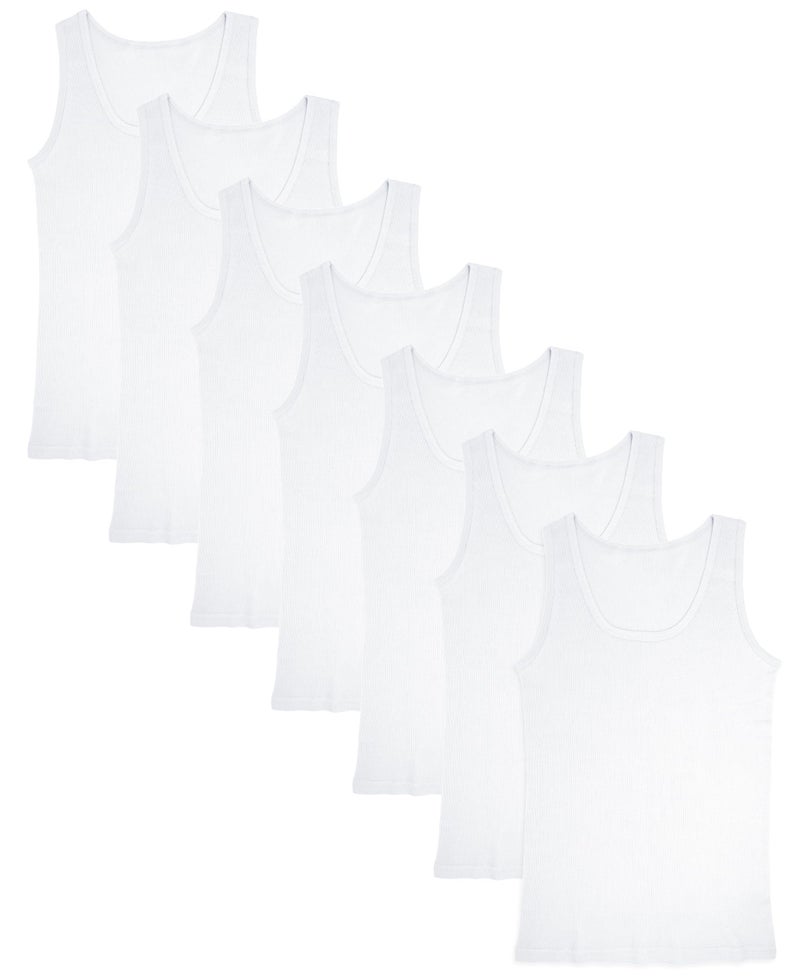 Andrew Scott Women's Slim -Fit Tank Top | Soft & Breathable Cotton Camisoles| Multi Packs & Colors - Image 1