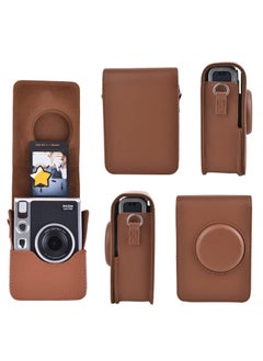 Y&D Case for Instax Mini EVO - PU Leather Protective Bag with Adjustable Strap, Durable and Stylish Camera Cover Fujifilm EVO, Convenient Classic Design Photography Enthusiasts  - Image 5