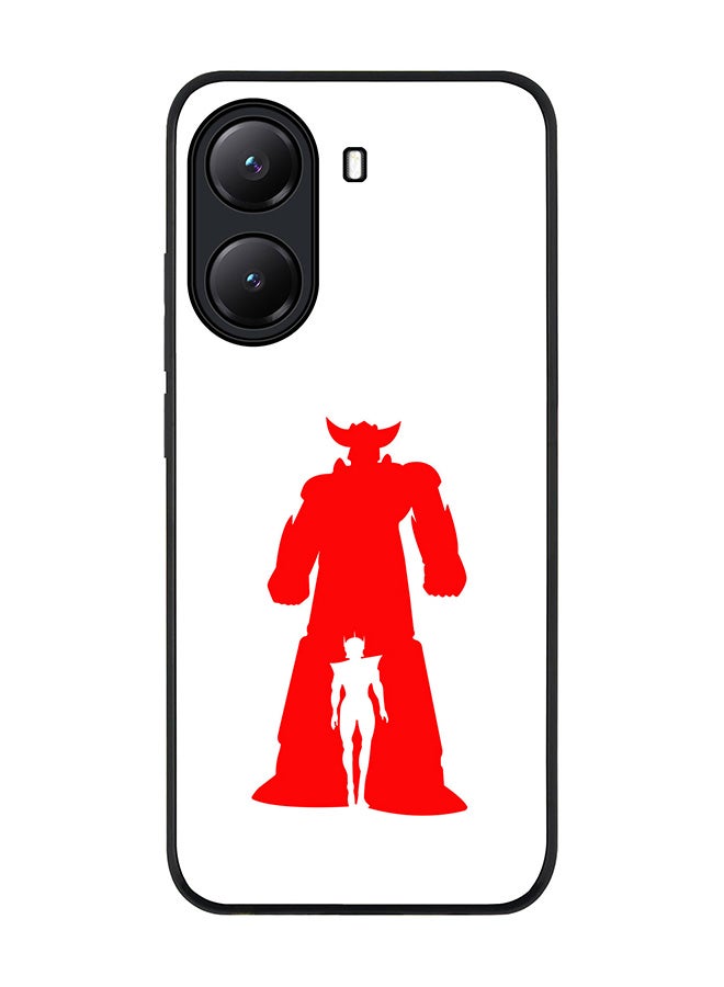 Stylizedd For Xiaomi Poco X7 Pro 5G Case,Slim fit Camera Protection, Shockproof Thin Phone cover  - Grendizer (White) - Image 1