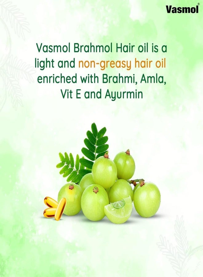 Vasmol Brahmol Hair Oil, 200ml - Image 3
