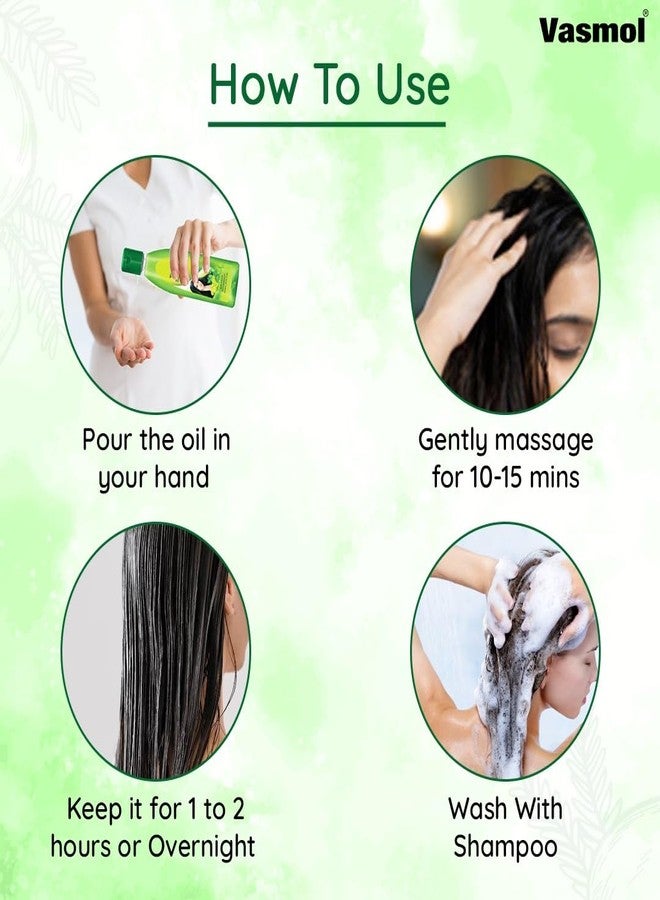 Vasmol Brahmol Hair Oil, 200ml - Image 5