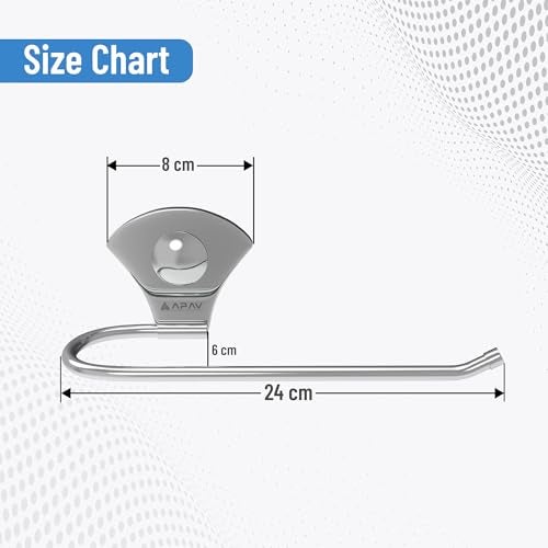 APAV Stainless Steel Napkin Holder for Table, Kitchen, Bathroom, and Dining – Stylish Paper Napkin Ring/Towel Ring/Towel Hanger/Towel Holder for Wash Basin– Sleek & Durable Design (Pack of 2) - Image 3