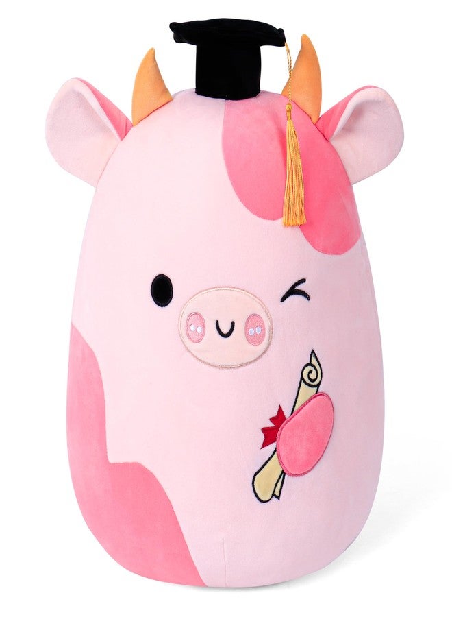 OurHonor Graduation Gifts, Middle School 2026 Cow Stuffed Animals Plush with Mini Graduation Cap, Cute Doll Pillow Toys for High/Elementary School Students - Image 1